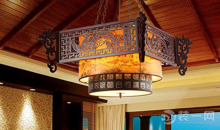 【吊灯装修】超赞中式风格客厅吊灯装修效果图
