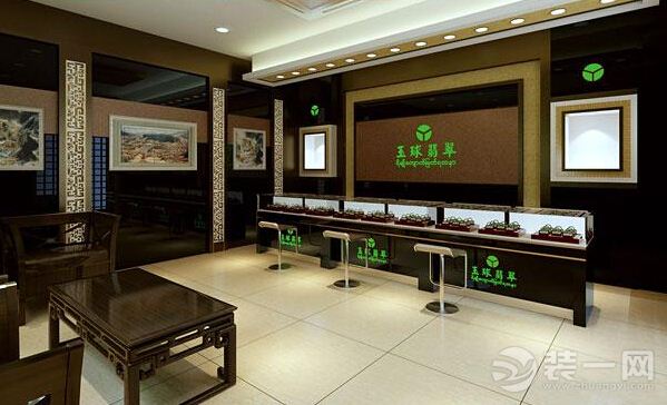 天津2015最新玉器店装修效果图