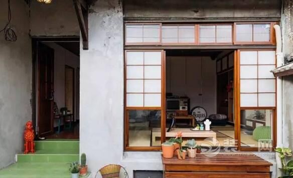 35坪的旧房子装修,改造成温馨日式小屋_装修图库
