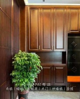 湘西别墅实木家具材料,实木衣柜,储物柜订制考察公司