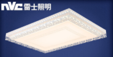 雷士（NVC） 雷士照明 吸顶灯客厅灯卧室灯阳台灯过道灯灯具灯饰 LED灯现代简约 丝印 三室一厅