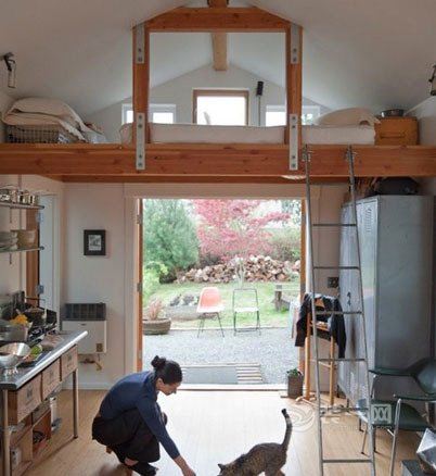 车库改造成的小型住宅 23平米工业风美翻了